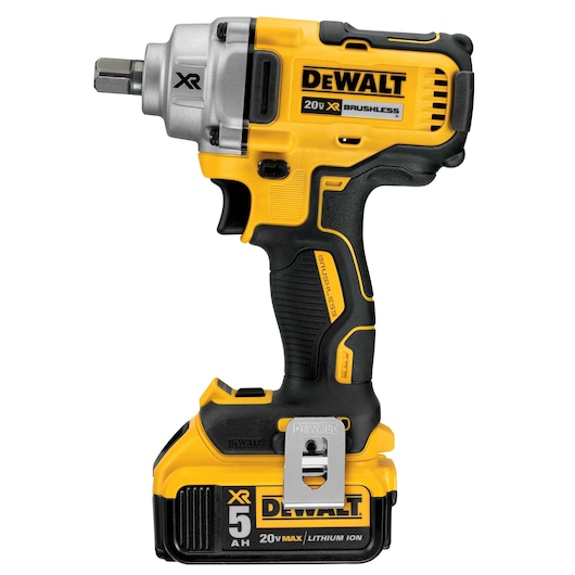 profile of CORDLESS IMPACT WRENCH WITH DETENT PIN ANVIL