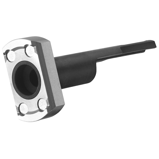 DEWALT DCN8902 metal adapter for photography tools, shown isolated on a white background.