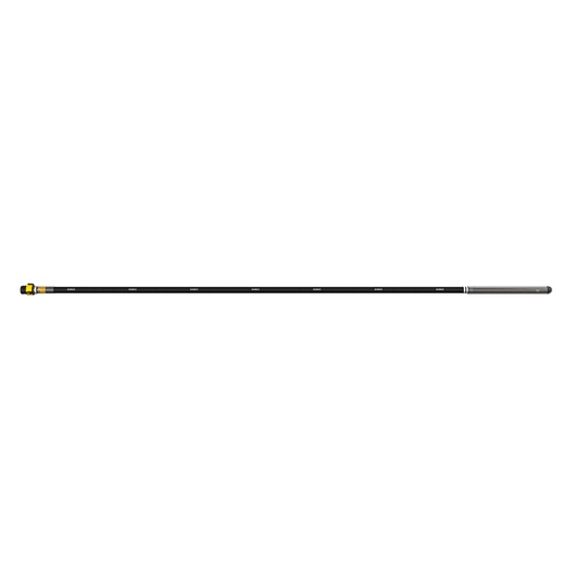 Long black extension pole with yellow DEWALT connector, used for photography equipment.