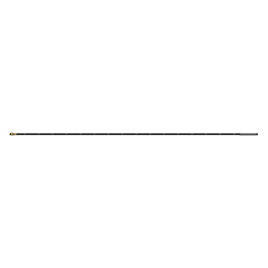 Long black DEWALT pole accessory with silver tip, shown against white background.