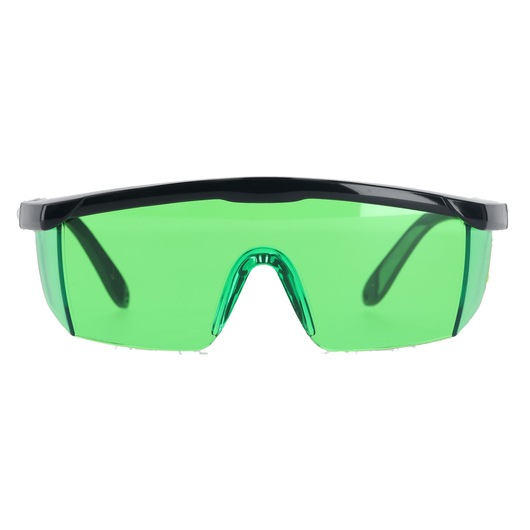 DEWALT green-lens glasses DE0714G-XJ, DE0714G. Photography category. Front view.