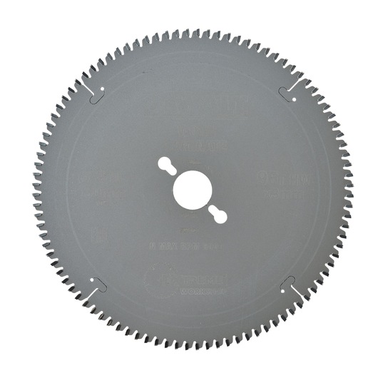 DEWALT DT4282 circular saw blade with fine teeth for wood and laminate cutting.