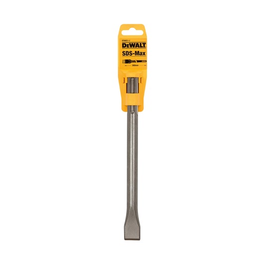 DEWALT SDS-Max chisel DT6822 in yellow packaging, designed for heavy-duty demolition and construction tasks.