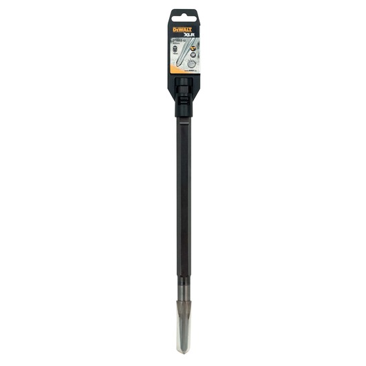 DEWALT DT6953 pointed chisel for rotary hammer, shown in packaging against a white background.
