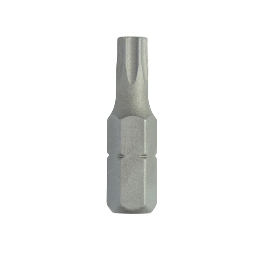 Single DEWALT screwdriver bit with hexagonal base and torx head, used for driving screws.