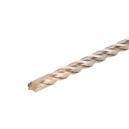 Close-up of a DEWALT DT9505 masonry drill bit with a spiral fluted design, shown against a white background.