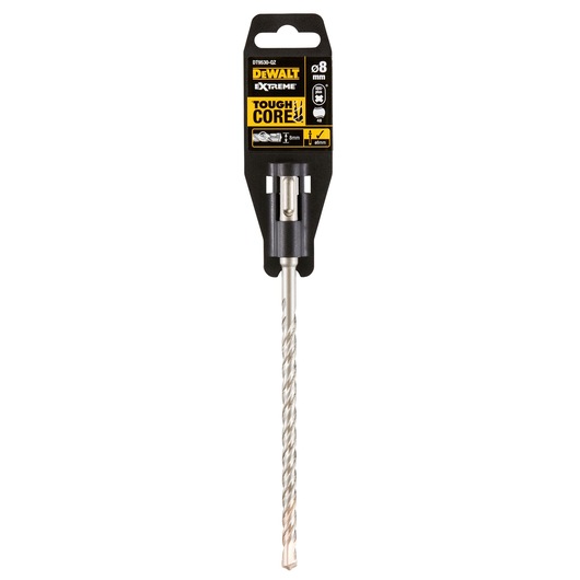 DEWALT DT9530 Tough Core drill bit, 8mm size, in retail packaging, suitable for masonry and concrete.