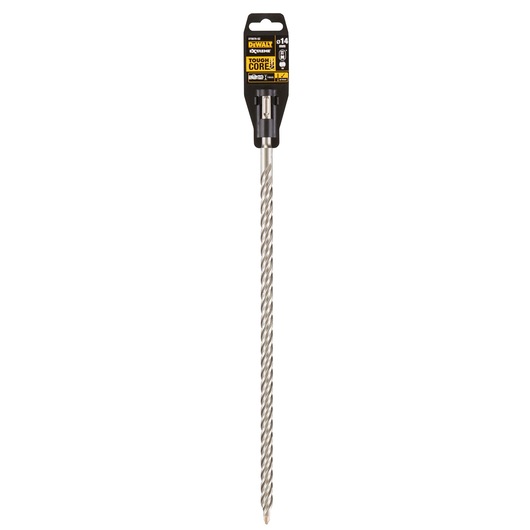 DEWALT DT9570 ToughCore SDS Max drill bit with spiral design for masonry and concrete applications.