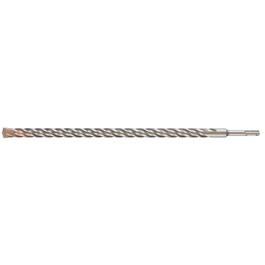 A DEWALT DT9590 metal rotary drill bit with spiral flutes for masonry or concrete applications, shown against white.