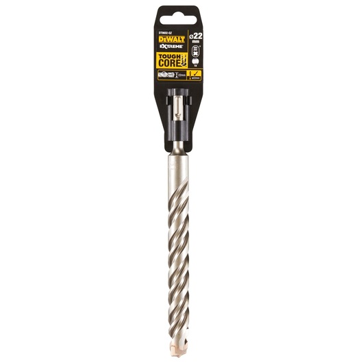 DEWALT DT9602 Extreme Tough Core SDS Plus masonry drill bit, 22mm diameter, in retail packaging.