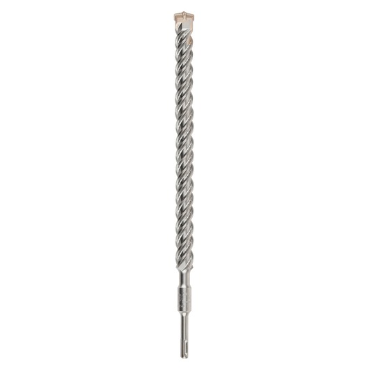 A DEWALT SDS-plus masonry drill bit with a spiral flute design, shown vertically on a white background.