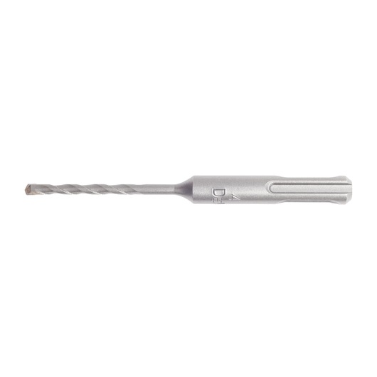 A DEWALT metal rotary drill bit shown horizontally against a white background.