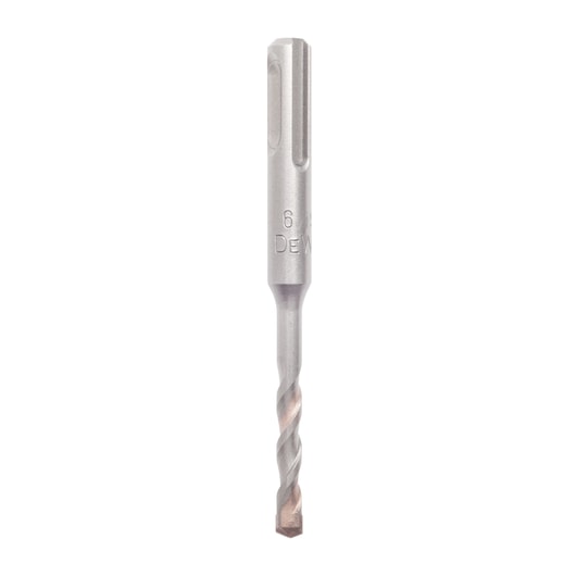 DEWALT SDS drill bit for masonry, shown vertically on a white background.