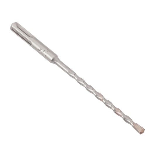 A DEWALT metal rotary hammer drill bit with SDS-plus shank, designed for masonry or concrete drilling.