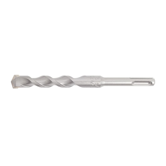 Side horizontal view of DeWalt drill bit on white background