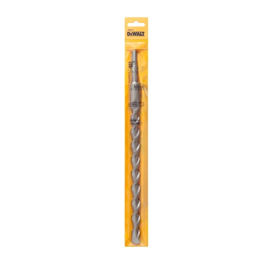DEWALT drill bit DW00719 in yellow retail packaging, designed for tough construction tasks.