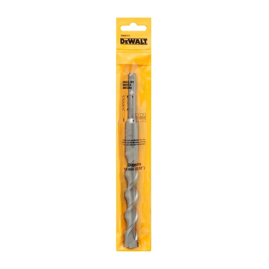 DEWALT drill bit in yellow pack, photography category, SKUs DW00721-AE, DW00721.