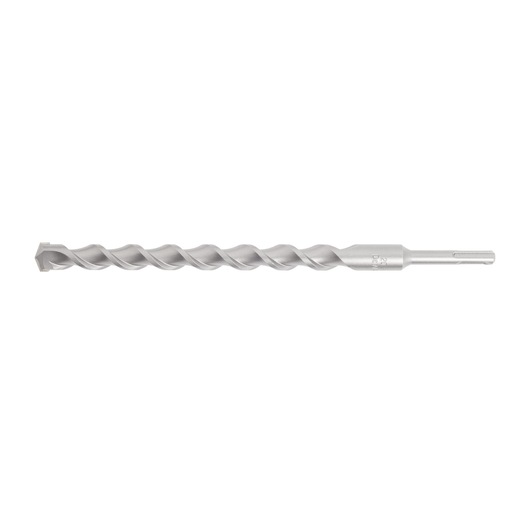 A DEWALT SDS masonry drill bit with a spiral design for use with rotary hammer drills, shown against a white background.