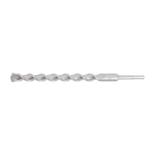A silver DEWALT masonry drill bit with spiral flutes and SDS shank, displayed against a white background.