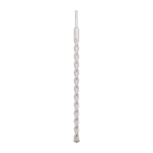 A single SDS drill bit with a spiral design, shown upright on a white background.