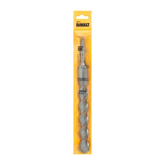 DEWALT DW00731 drill bit in yellow packaging, suitable for masonry and concrete drilling.