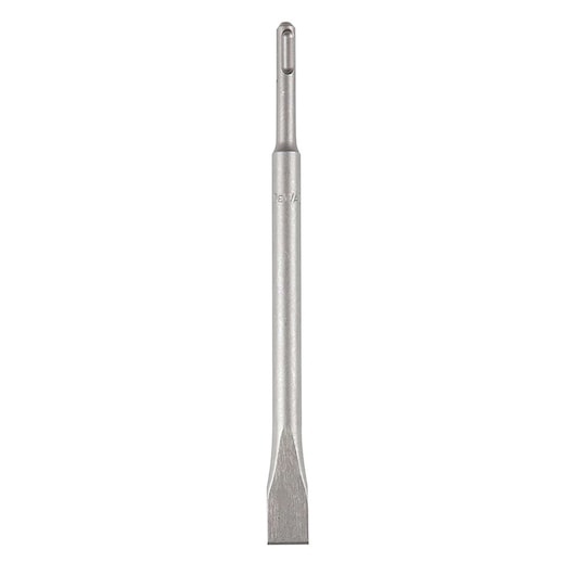 Metal chisel bit with SDS shank for rotary hammer drills, designed for demolition and chiseling tasks.