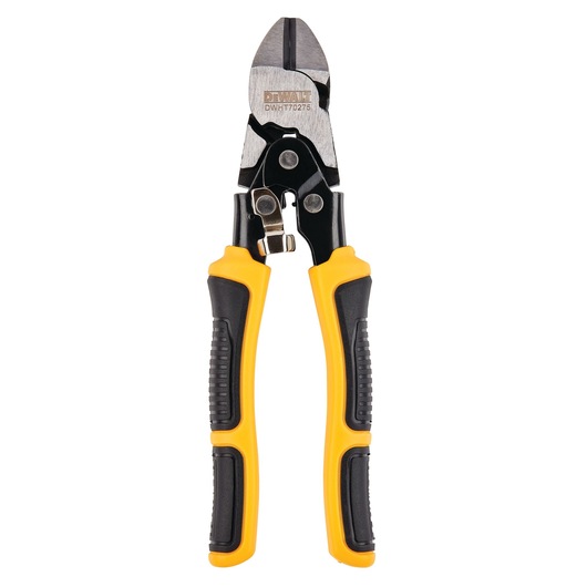 DEWALT DWHT0-70275 bolt cutter with yellow and black handles, shown against a white background.